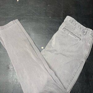 Eddie Bauer Women 12 Gray Boyfriend Fit Slim Leg Casual Dress Pants‎ (GS1)